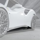 FERRARI 488 CARBON FIBER SIDESKIRTS